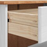 vidaXL Kabinet na topánky ASKIM Biela 85x35x108 cm masívna borovica – Obrázok 9