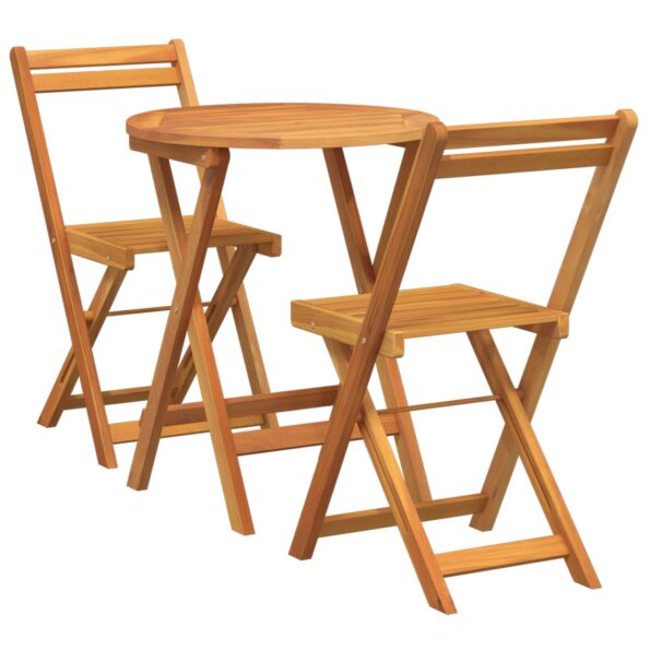 4105500_2.jpg vidaXL 3-dielny skladací bistro set z akáciového dreva – Obrázok 2