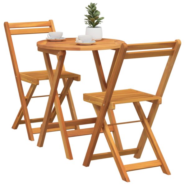 4105500_3.jpg vidaXL 3-dielny skladací bistro set z akáciového dreva – Obrázok 3