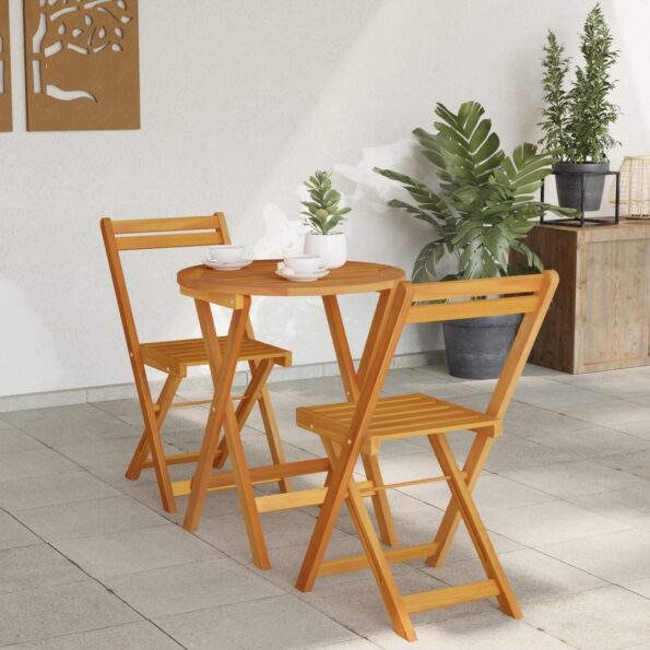 4105500_4.jpg vidaXL 3-dielny skladací bistro set z akáciového dreva – Obrázok 4