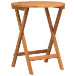vidaXL 3-dielny skladací bistro set z akáciového dreva – Obrázok 5