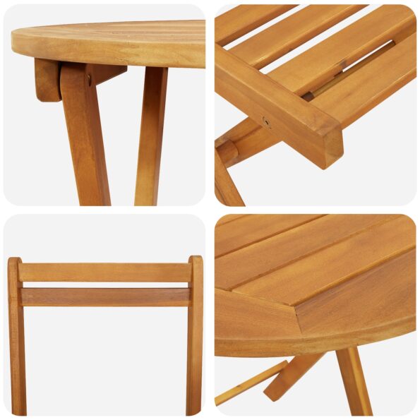 4105500_9.jpg vidaXL 3-dielny skladací bistro set z akáciového dreva – Obrázok 9