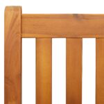 vidaXL Záhradná hojdačka pre 2 osoby 110x56x58 cm z masívneho akáciového dreva – Obrázok 8