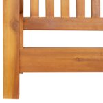 vidaXL Záhradná hojdačka pre 2 osoby 110x56x58 cm z masívneho akáciového dreva – Obrázok 9
