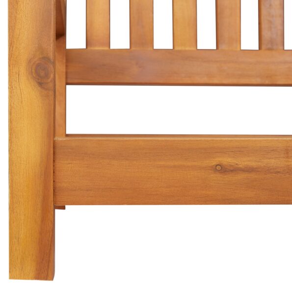 vidaXL Záhradná hojdačka pre 2 osoby 110x56x58 cm z masívneho akáciového dreva – Obrázok 9