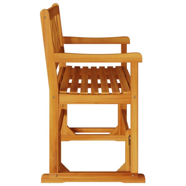 vidaXL Dvojmiestna záhradná hojdacia lavička 110x59x97 cm Masívne drevo Akácia – Obrázok 5