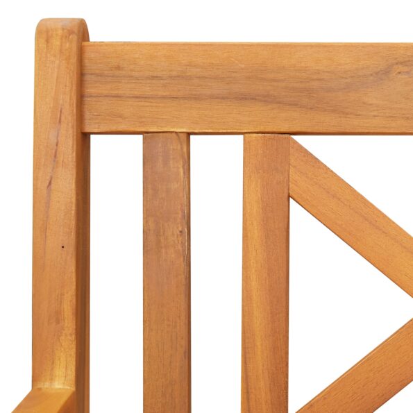 vidaXL Dvojmiestna záhradná hojdacia lavička 110x59x97 cm Masívne drevo Akácia – Obrázok 9