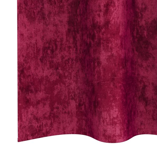 4107646_5.jpg vidaXL Velúrové závesy 2 ks s okami Vínovočervené 245x140 cm – Obrázok 5