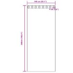 vidaXL Závesy z jemného sametu 2 ks s okami Hnedé 260x140 cm – Obrázok 6