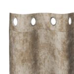vidaXL sametové závesy Šampanské Polyester 140 x 140 cm – Obrázok 4