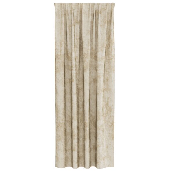 4107701_3.jpg vidaXL Elastické závesy 2 ks s očkami Krémová 245x140 cm – Obrázok 3