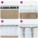 vidaXL sametové závesy 2 ks s vreckom na tyč champagne 140x140 cm – Obrázok 6