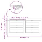 vidaXL doska stolu 90x45x2,2 cm obdĺžniková masívna drevená akácia – Obrázok 9