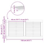 vidaXL Doska 110x55x2,2 cm Obdĺžniková masívne drevo Acacia – Obrázok 9