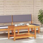 vidaXL konferenčný stolík 110x55x45 cm Z masívneho akáciového dreva – Obrázok 3