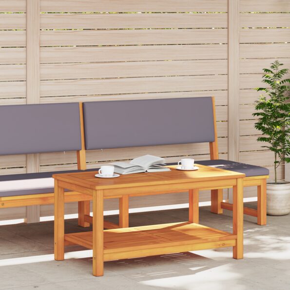 4108104_3.jpg vidaXL konferenčný stolík 110x55x45 cm Z masívneho akáciového dreva – Obrázok 3