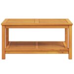 vidaXL konferenčný stolík 110x55x45 cm Z masívneho akáciového dreva – Obrázok 4