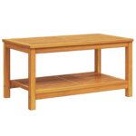 vidaXL konferenčný stolík 110x55x45 cm Z masívneho akáciového dreva – Obrázok 6