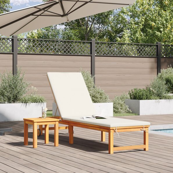 vidaXL Lehátko z akáciového dreva – Obrázok 3