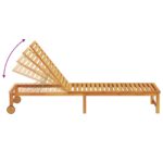 vidaXL slnečné lehátko so stolíkom z akáciového dreva – Obrázok 9