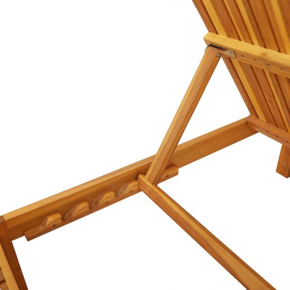 vidaXL Lehátko so vankúšom 200x55x30 cm z masívneho akáciového dreva – Obrázok 8