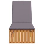 vidaXL Lehátko s vankúšom 200x55x30 cm z masívu akácie – Obrázok 4