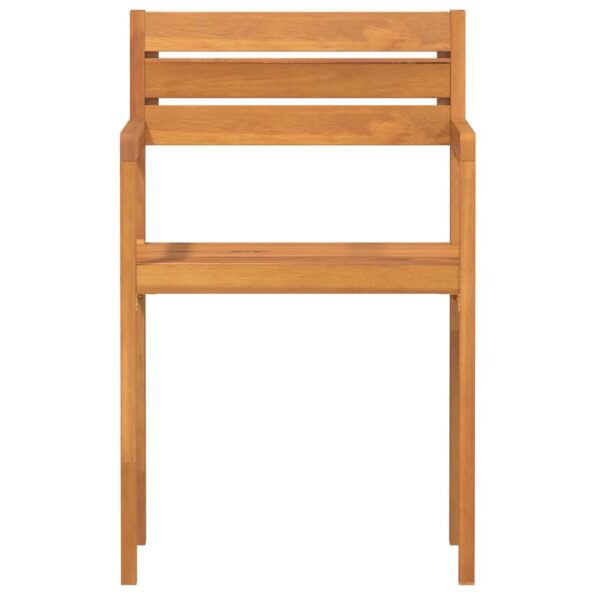 vidaXL Záhradné stoličky 2 ks 50x53x80 cm masívne akáciové drevo – Obrázok 5