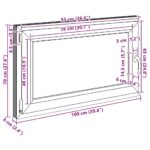 vidaXL Okno do suterénu "RISOR" 100x70 cm otváravo-sklopné DIN ľavé biele – Obrázok 12
