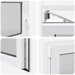 vidaXL Okno do suterénu "RISOR" 100x70 cm otváravo-sklopné DIN ľavé biele – Obrázok 9