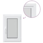 vidaXL Okno do suterénu "RISOR" 50x75 cm otváravo-sklopné DIN pravé biele – Obrázok 2