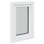 vidaXL Okno do suterénu "RISOR" 50x75 cm otváravo-sklopné DIN pravé biele – Obrázok 7