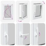 vidaXL Okno do suterénu "RISOR" 50x75 cm otváravo-sklopné DIN pravé biele – Obrázok 8