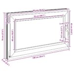 vidaXL Okno do suterénu "RISOR" 100x70 cm otváravo-sklopné DIN ľavé biele – Obrázok 12