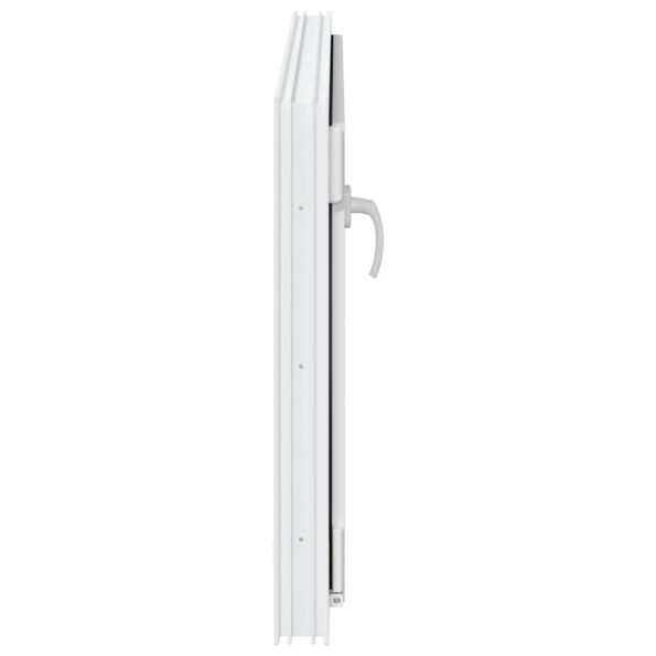 vidaXL Okno do suterénu "RISOR" 100x70 cm otváravo-sklopné DIN ľavé biele – Obrázok 6