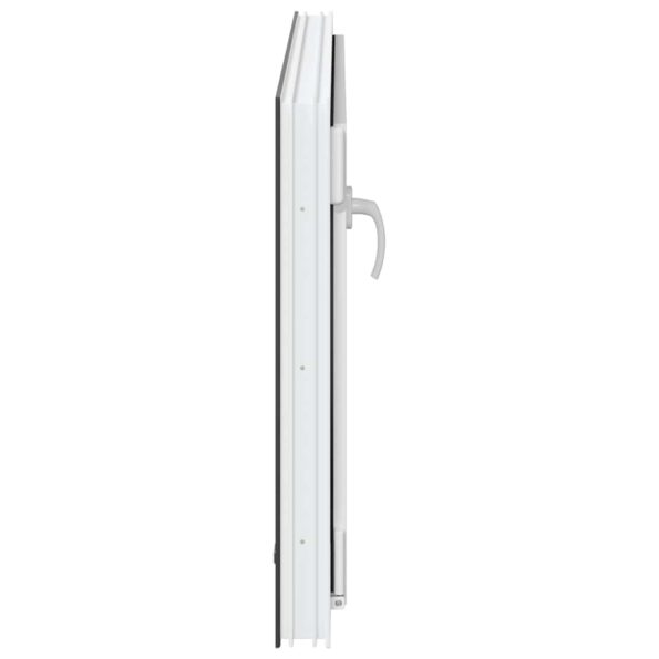 vidaXL Okno do suterénu "RISOR" 100x70 cm otváravo-sklopné DIN ľavé antracitové – Obrázok 6