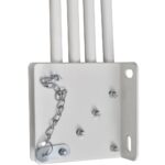 vidaXL Skladacia bočná markíza na balkón, sivá 140x140 cm – Obrázok 6