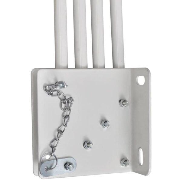 41575_6.jpg vidaXL Skladacia bočná markíza na balkón, sivá 140x140 cm – Obrázok 6