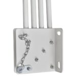 vidaXL Skladacia bočná markíza na balkón, krémová 210x210 cm – Obrázok 7