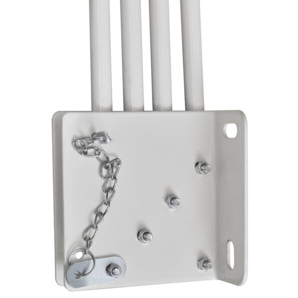 vidaXL Skladacia bočná markíza na balkón, krémová 210x210 cm – Obrázok 7