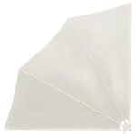 vidaXL Skladacia bočná markíza na balkón, krémová 140x140 cm – Obrázok 3