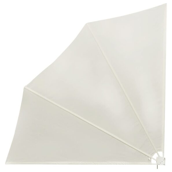 41578_3.jpg vidaXL Skladacia bočná markíza na balkón, krémová 140x140 cm – Obrázok 3
