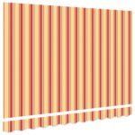 vidaXL vonkajšia tkanina na markízu pre rám 3.5x2 m s multicolor pruhmi. – Obrázok 4