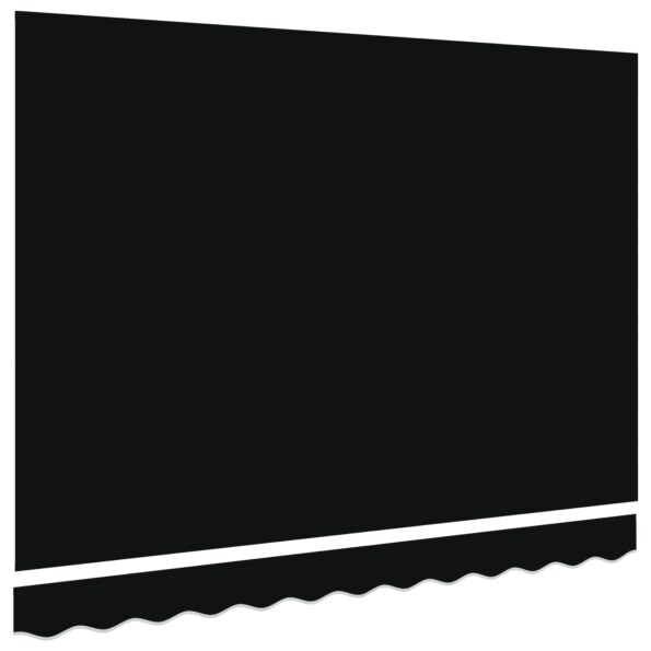 vidaXL Materiál na výmenu markízy pre rám 3.5x2.5 m čierny – Obrázok 4