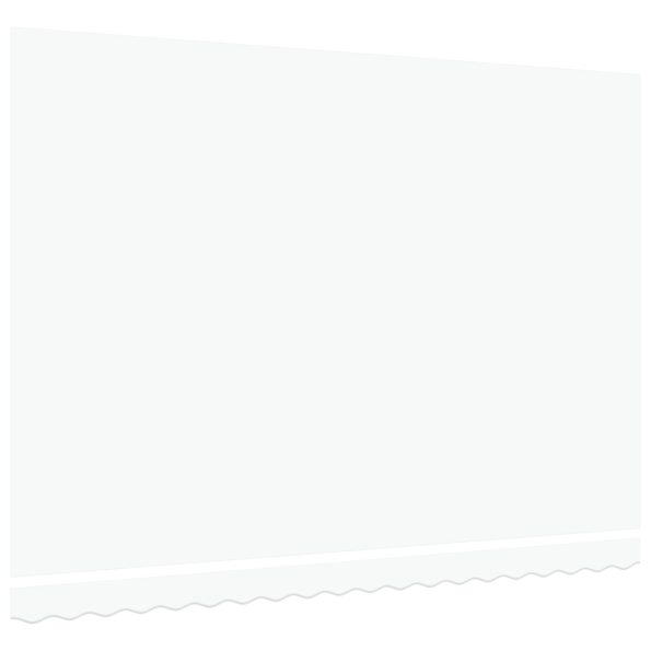 vidaXL Náhradné plátno markízy pre rám 4.5x3 m Biele – Obrázok 4