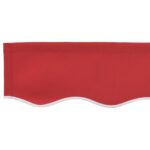 vidaXL markíza pre 4 m červený rám 3.8x0.2 m – Obrázok 5