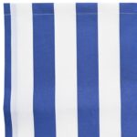 vidaXL Nahradná látka na markízu modro-biela 10x1.6 m – Obrázok 4