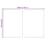 vidaXL Nahradná látka na markízu modro-biela 10x1.6 m – Obrázok 5