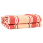 vidaXL Náhradná tkanina na slnečník viacfarebná 10x1.6 m