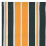 vidaXL Náhradná látka na slnečník Zelená a žltá 10x1,6 m – Obrázok 4