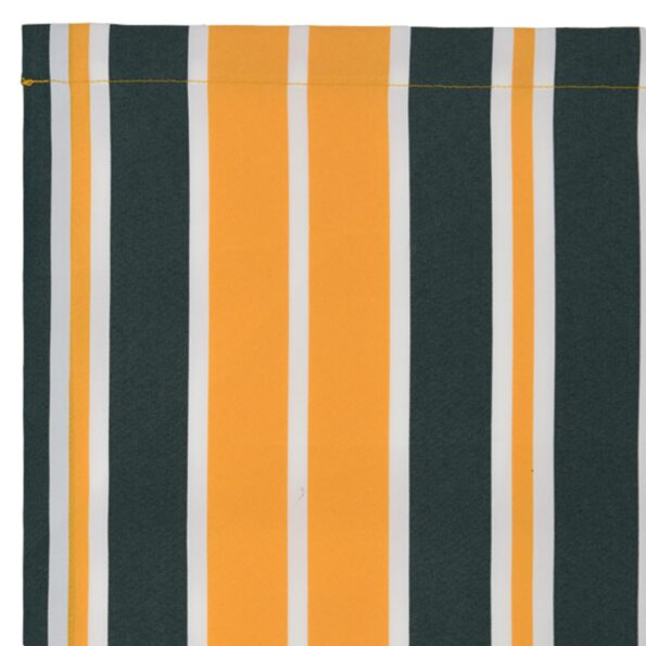 vidaXL Náhradná látka na slnečník Zelená a žltá 10x1,6 m – Obrázok 4